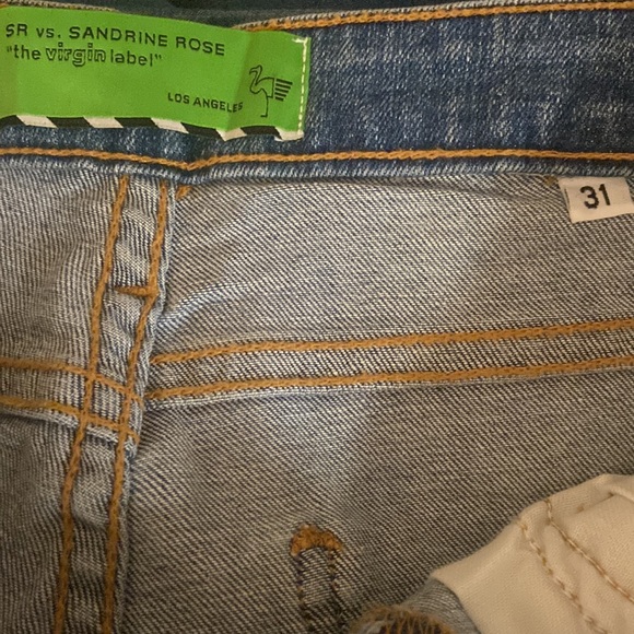 Free people Sandrine Ross Distressed Flared Leg High Rise Jeans - Picture 6 of 6